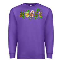 Purple st patricks day nurse Premium Sweatshirt - BarkalooDesign