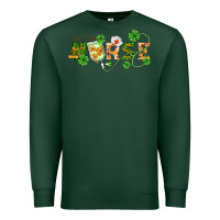 Sports Green st patricks day nurse Premium Sweatshirt - BarkalooDesign