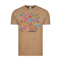 Vintage Coffee grow in grace Vintage Tee - texasbilliewilder