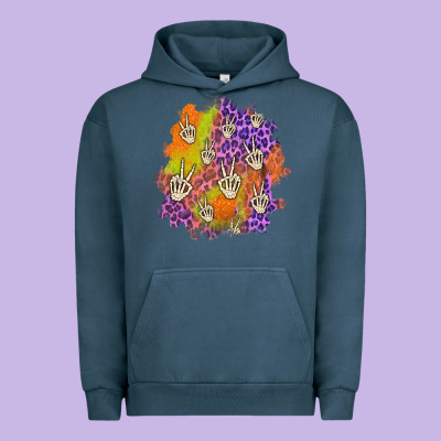 Halloween Patch Urban Hoodie Designed By Bundleandbundleshop