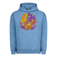 Pigment Pebble Blue halloween patch Urban Hoodie - BundleAndBundleShop