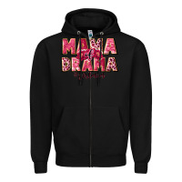 Black mama of drama girl mom Zipper Hoodie - JahusDesignShop
