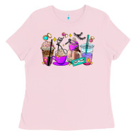Bubblegum Pink lash hustler coffee cups Ladies Tee - AdoDesignShop