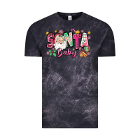Cloud Black pink santa baby christmas Vintage Tee - Zillion Design Studio