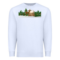 White Christmas cookie jar Premium Sweatshirt - Jasminsmagicworld