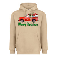 Mushroom merry christmas truck gnomes Heavyweight Hoodie - AdoDesignShop