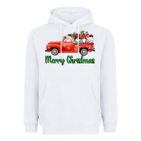 White merry christmas truck gnomes Heavyweight Hoodie - AdoDesignShop