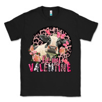 Black be my valentine holstein cow valentine's day Classic Tee - FaDigitalArtStudio