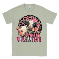 Matcha be my valentine holstein cow valentine's day Classic Tee - FaDigitalArtStudio