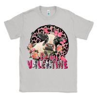 Moon Dust be my valentine holstein cow valentine's day Classic Tee - FaDigitalArtStudio