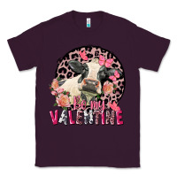 Plum be my valentine holstein cow valentine's day Classic Tee - FaDigitalArtStudio