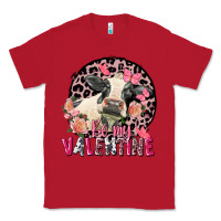 Red be my valentine holstein cow valentine's day Classic Tee - FaDigitalArtStudio
