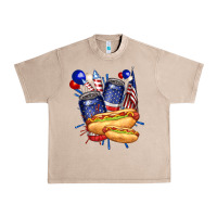 French Oak hotdog with beers billie wilder Urban Heavy Tee - texasbilliewilder