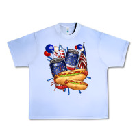 Grape Ice hotdog with beers billie wilder Urban Heavy Tee - texasbilliewilder