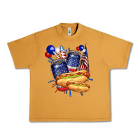 Peanut Butter hotdog with beers billie wilder Urban Heavy Tee - texasbilliewilder