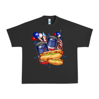 Pigment Black hotdog with beers billie wilder Urban Heavy Tee - texasbilliewilder