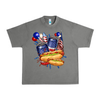Tornado hotdog with beers billie wilder Urban Heavy Tee - texasbilliewilder