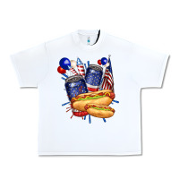 White hotdog with beers billie wilder Urban Heavy Tee - texasbilliewilder