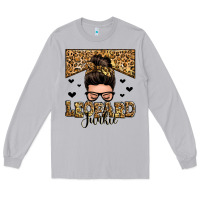 Moon Dust leopard junkie messy bun Long Sleeve Tee - Zillion Design Studio