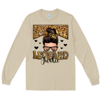 Mushroom leopard junkie messy bun Long Sleeve Tee - Zillion Design Studio
