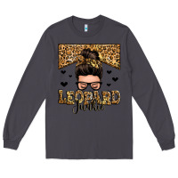 Smoke leopard junkie messy bun Long Sleeve Tee - Zillion Design Studio