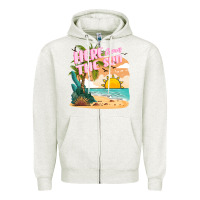 Oatmeal Heather here comes the sun Zipper Hoodie - JahusDesignShop