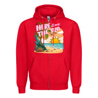 Red here comes the sun Zipper Hoodie - JahusDesignShop