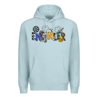 Blue Mist engineer Premium Hoodie - NancyCooperArtShop