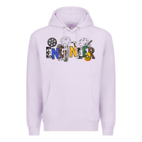 Lilac engineer Premium Hoodie - NancyCooperArtShop