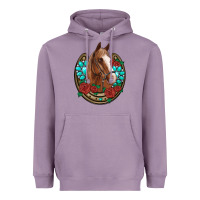 Lavender western horseshoe horse roses gemstone Heavyweight Hoodie - Artiststas