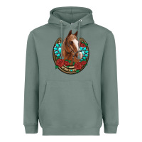 Sage western horseshoe horse roses gemstone Heavyweight Hoodie - Artiststas