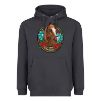 Smoke western horseshoe horse roses gemstone Heavyweight Hoodie - Artiststas