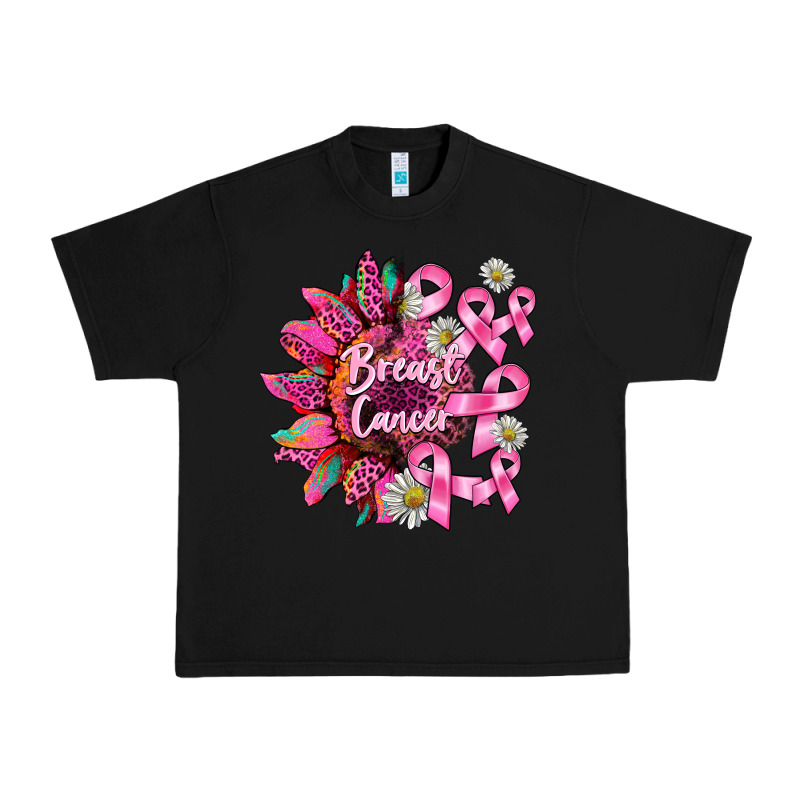 Breast Cancer Sunflower Urban Heavy Tee by BarkalooDesign | Teevron