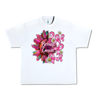 White breast cancer sunflower Urban Heavy Tee - BarkalooDesign