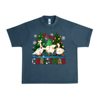 Midnight Navy merry christmas duck Urban Heavy Tee - Zillion Design Studio