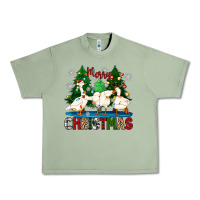 Oil Green merry christmas duck Urban Heavy Tee - Zillion Design Studio