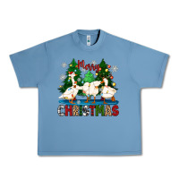 Pebble Blue merry christmas duck Urban Heavy Tee - Zillion Design Studio