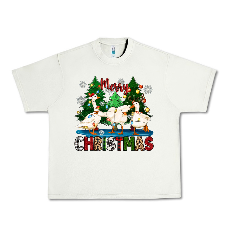 Merry Christmas Duck Urban Heavy Tee by Zillion Design Studio | Teevron
