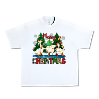 White merry christmas duck Urban Heavy Tee - Zillion Design Studio