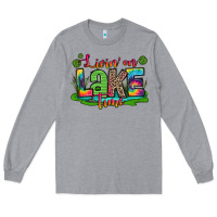 Heather Grey living on lake time Long Sleeve Tee - Zillion Design Studio