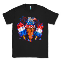 Black 4th of July ice creams Classic Tee - Neo Western