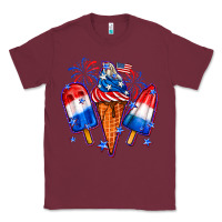 Burgundy 4th of July ice creams Classic Tee - Neo Western