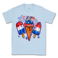 Dusty Blue 4th of July ice creams Classic Tee - Neo Western