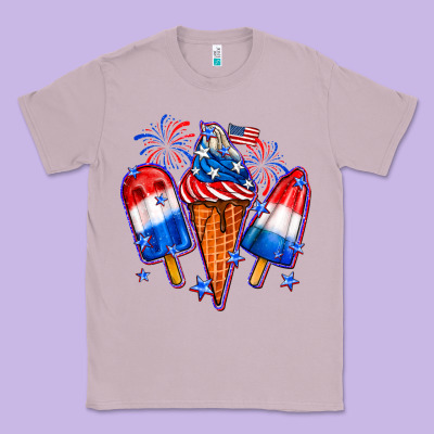 4th Of July Ice Creams Classic Tee Designed By Neo Western
