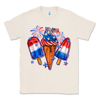 Natural 4th of July ice creams Classic Tee - Neo Western