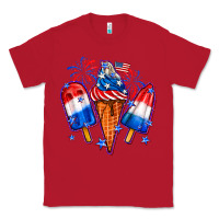Red 4th of July ice creams Classic Tee - Neo Western