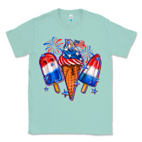 Seafoam 4th of July ice creams Classic Tee - Neo Western
