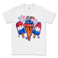 White 4th of July ice creams Classic Tee - Neo Western