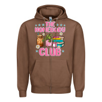 Chestnut the homebody club Zipper Hoodie - JahusDesignShop