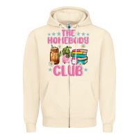 Sandshell the homebody club Zipper Hoodie - JahusDesignShop